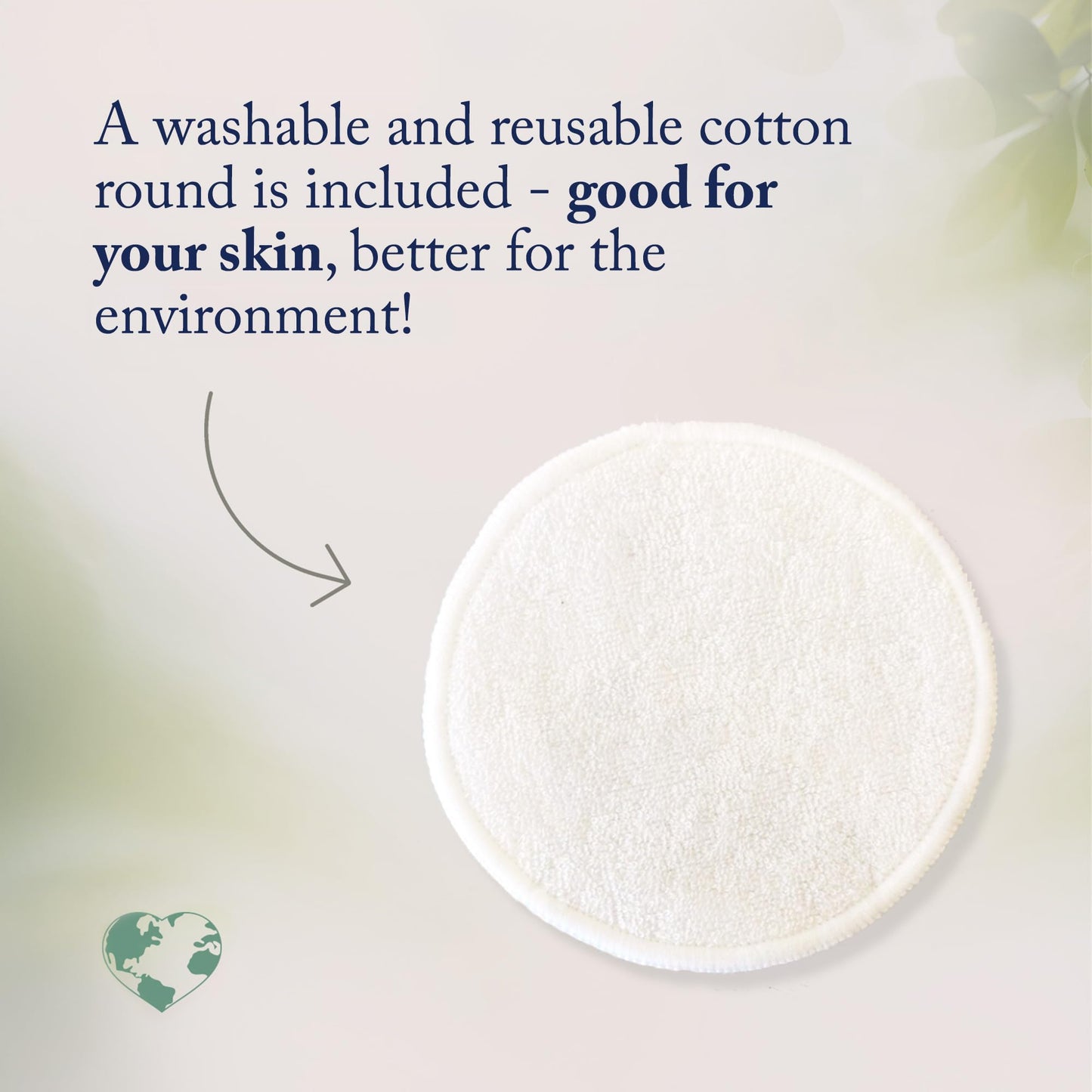 Beauty Without Cruelty Vitamin C Facial Cleanser with CoQ10 – Foaming Face Wash Infused with Essential Oils & Botanical Extracts + Cotton Round