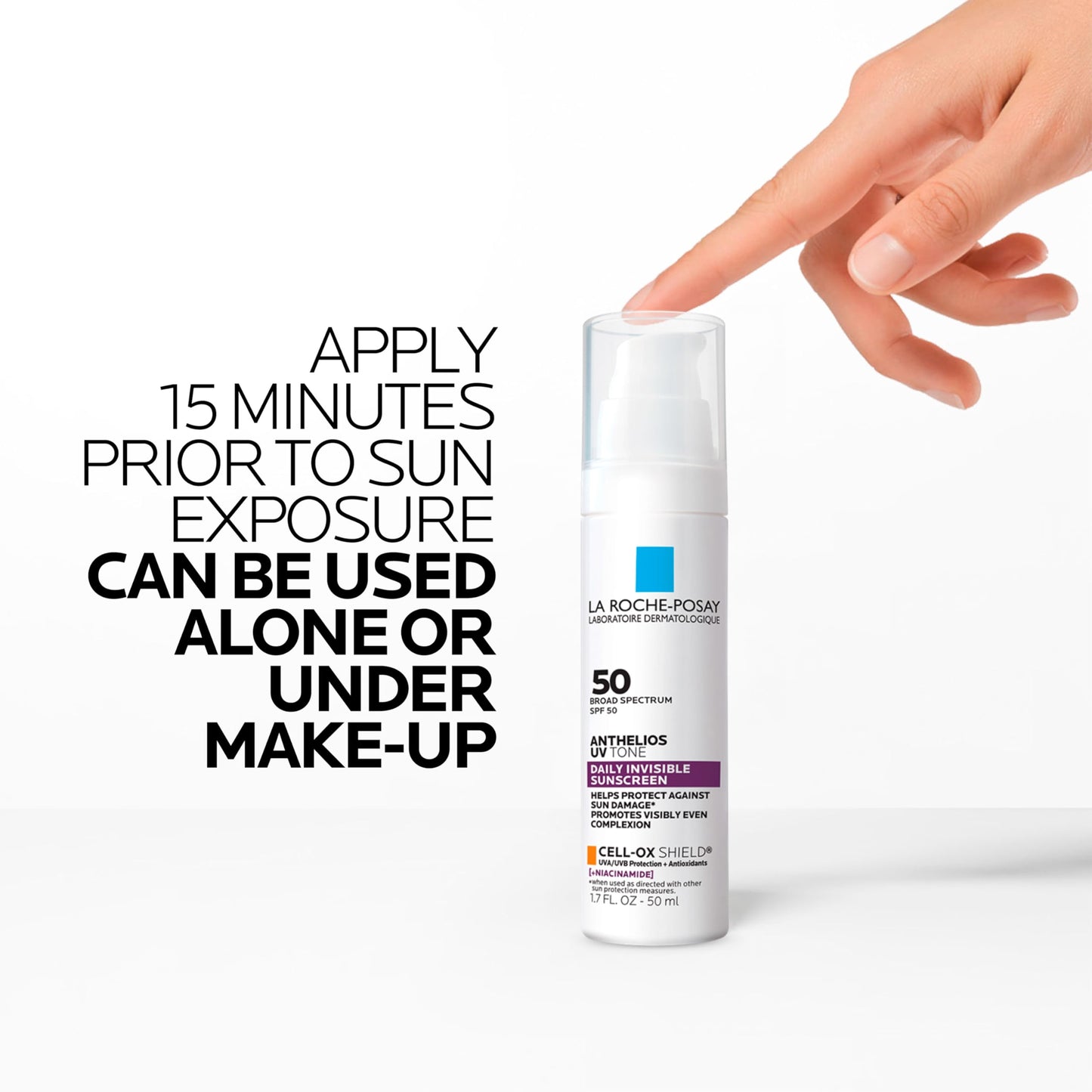 La Roche Posay Anthelios UV Tone Sunscreen for Face SPF 50, 1.7oz