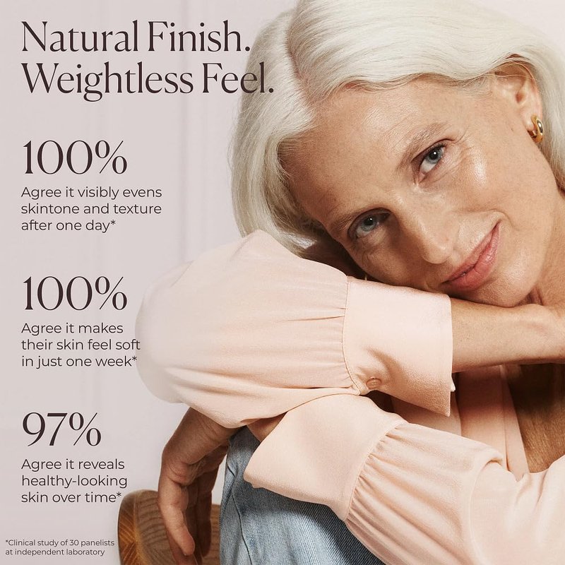 Laura Mercier Tinted Moisturizer Natural Dewy with SPF 30: 24HR+ Hydration, Long Lasting, Sheer to Light, Buildable Coverage, Dewy Finish, Improve Skin Tone and Texture, Skin Tint