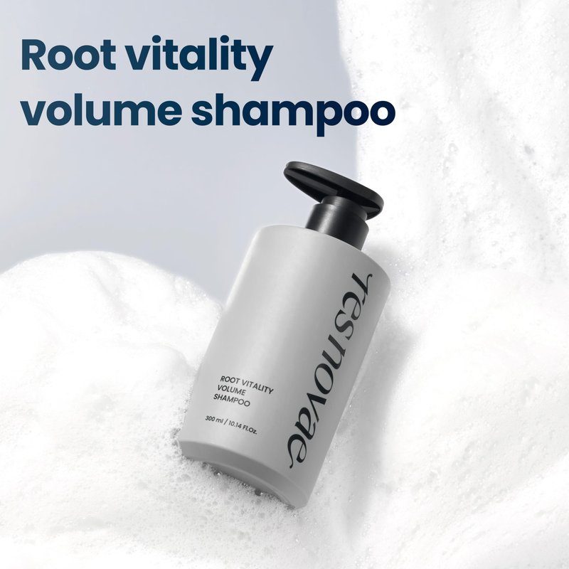 res novae Root Vitality Volume Shampoo 100ml, Scalp Balancing & Volumizing Hair Shampoo with Peptides, Amino Acids & Botanical Extracts
