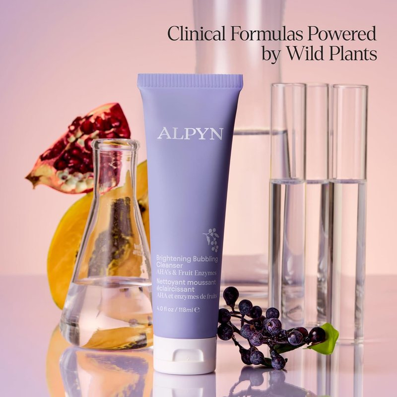 ALPYN Creamy Bubbling Cleanser - Glycolic Acid Face Wash for Pores & Blackheads | 4 oz / 118 ml