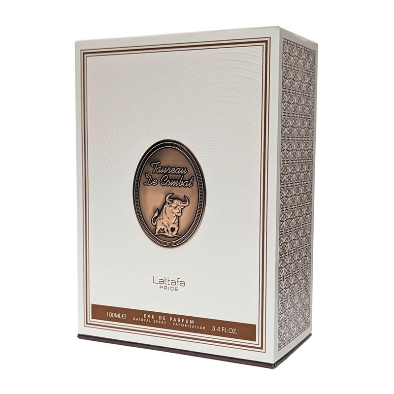 Lattafa Pride Taureau De Combat Eau de Parfum Spray - Bold Amber, Tobacco & Vanilla Fragrance | Long-Lasting Warm Spicy Scent - 100ml (3.4 oz)