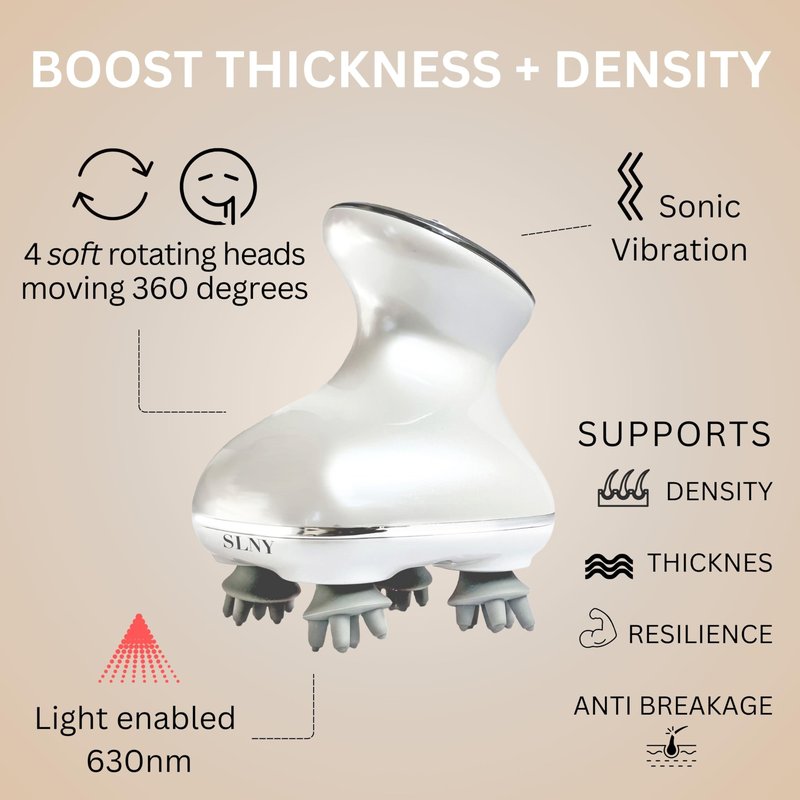 Solaris Laboratories NY Cloud Nine Hair Density and Boosting Stimulating Scalp Massager