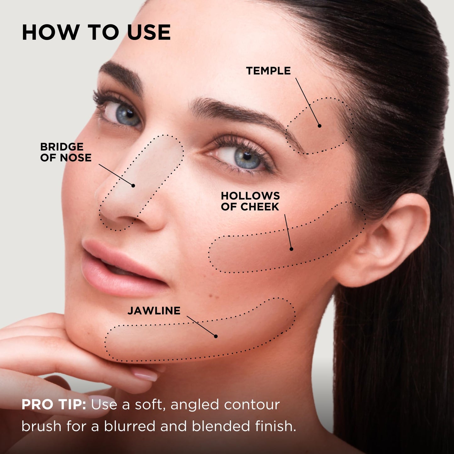 HALEYS Beauty Re-sculpt Smoothing Contour Powder, Non-Caking, Lightweight Face Contour for Defined Sculpting, Soft Blendable Makeup, Infused with Shea Butter & Chamomile, Vegan & Cruelty Free, Light