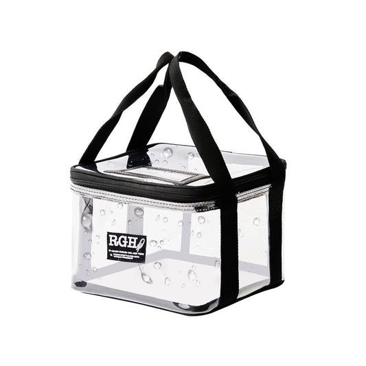 Rough Enough Clear Cosmetic Bag Large Makeup Pouch for Purse Toiletry Organizer for Travel Women with Ykk Zipper Sturdy Handle Water Resistant