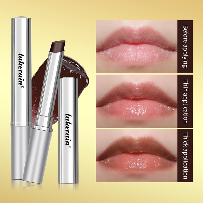 SHEEYOON Honey Lipstick Tinted Lip balm, Hydrating Nourishing Sheer Formula Lipstick, Natural Glossy Finish (1 PC BLACK)