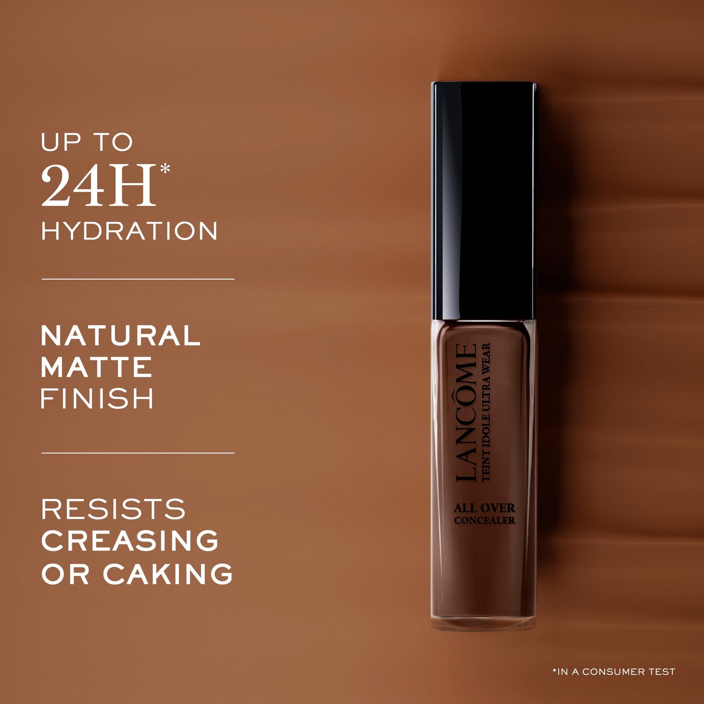 Lancôme Teint Idole Ultra Wear All Over Full Coverage Concealer - Natural Matte Finish & Lightweight Under Eye Concealer - Up To 24H Wear - 350 Bisque Cool