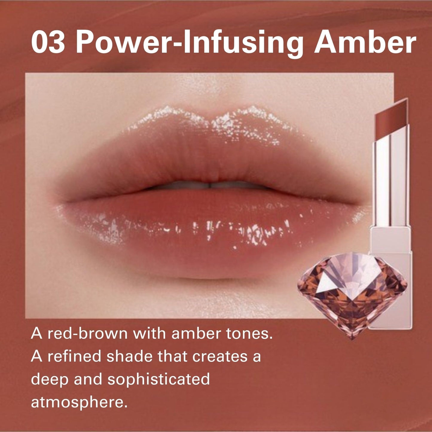 Daisy Doll Lip Stealer 3-in-1 Juicy Lip Stain+ Lip Oil for Women for Hydrating Lip Balm & Tinted Lip Gloss with Vitamin E & Shea Butter, Moisturizing Lip Gloss, Red-Brown Lipstick, Made in Japan