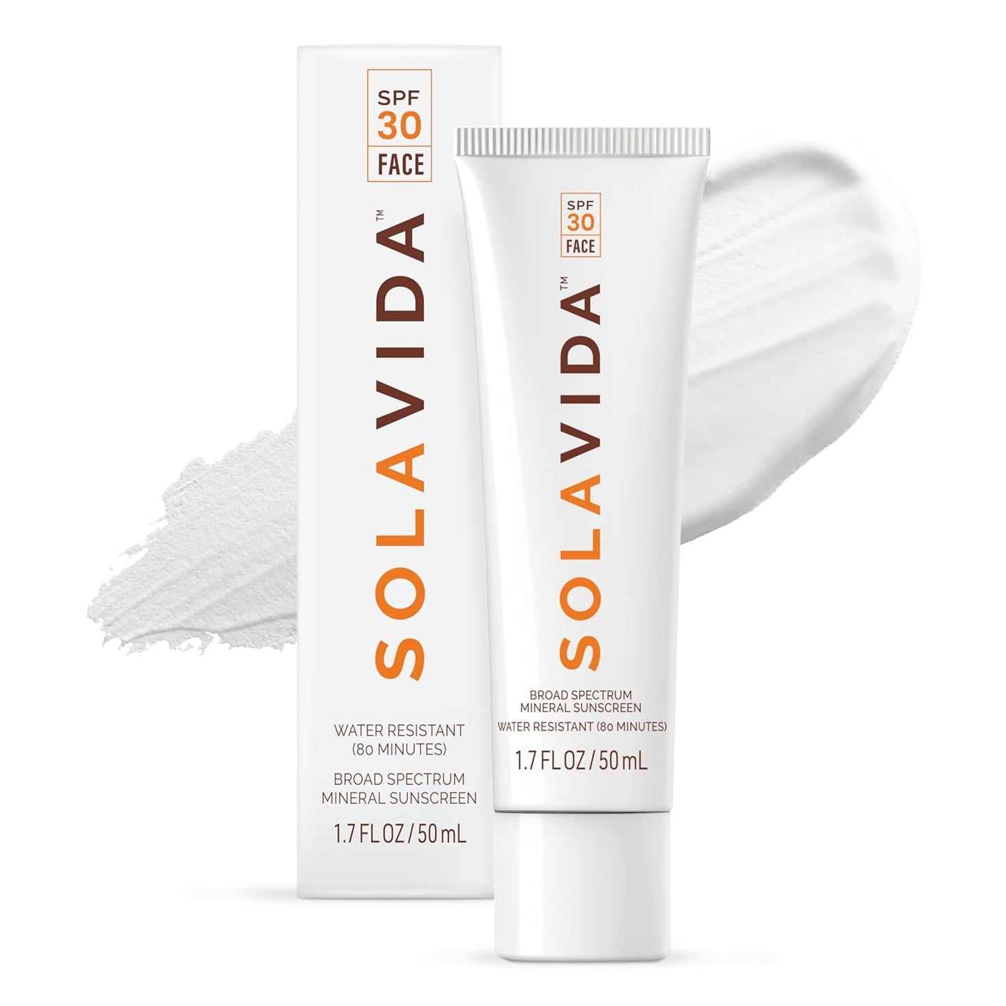 Daily SPF 30 Mineral Face Sunscreen - UVA/UVB Protection with Zinc Oxide & Hyaluronic Acid | 1.7 oz
