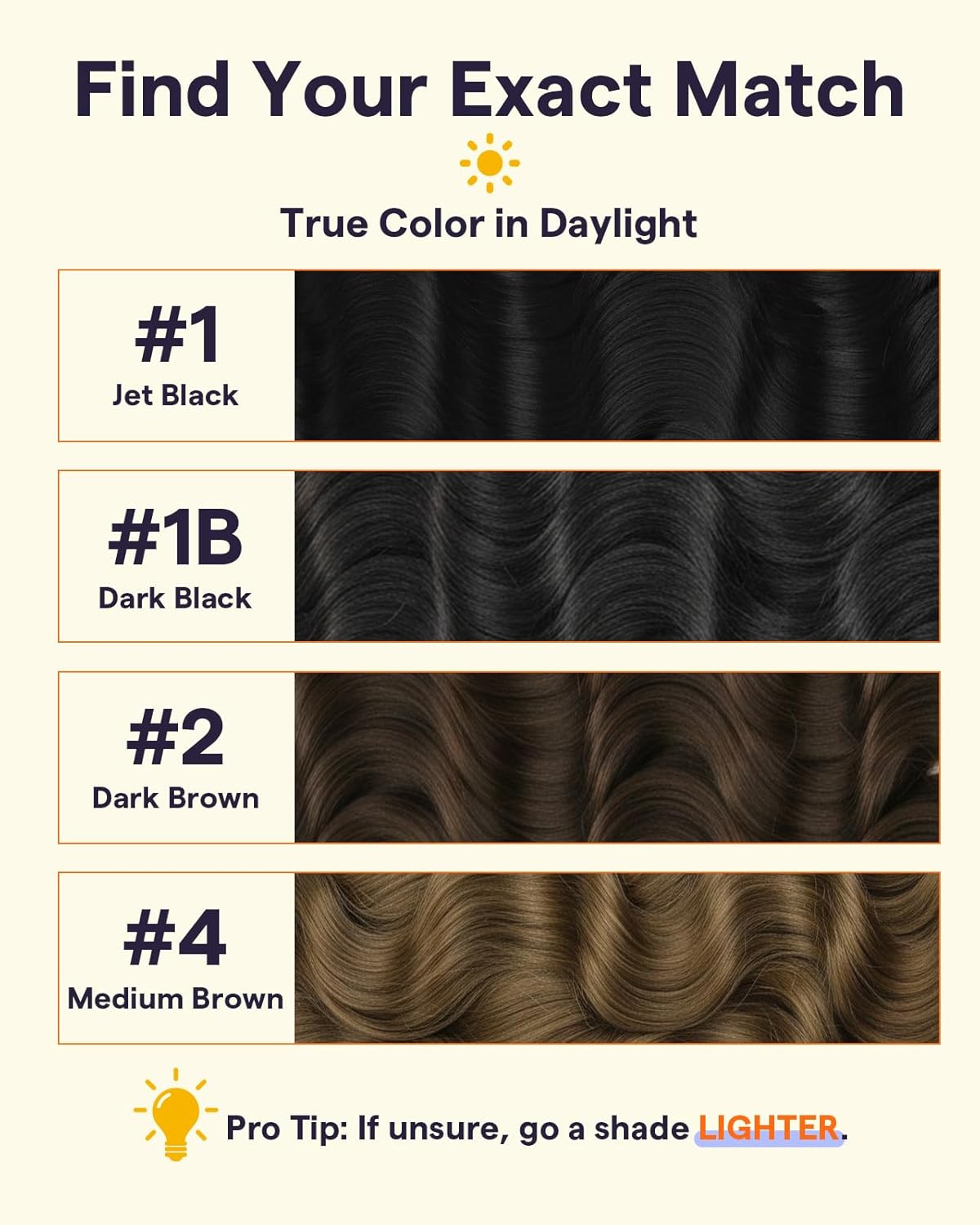 Brown Human Hair Extensions - 16 Inch Clip-In Remy Hair, Straight & Natural | 60 Grams, Medium Brown, 3 Pcs