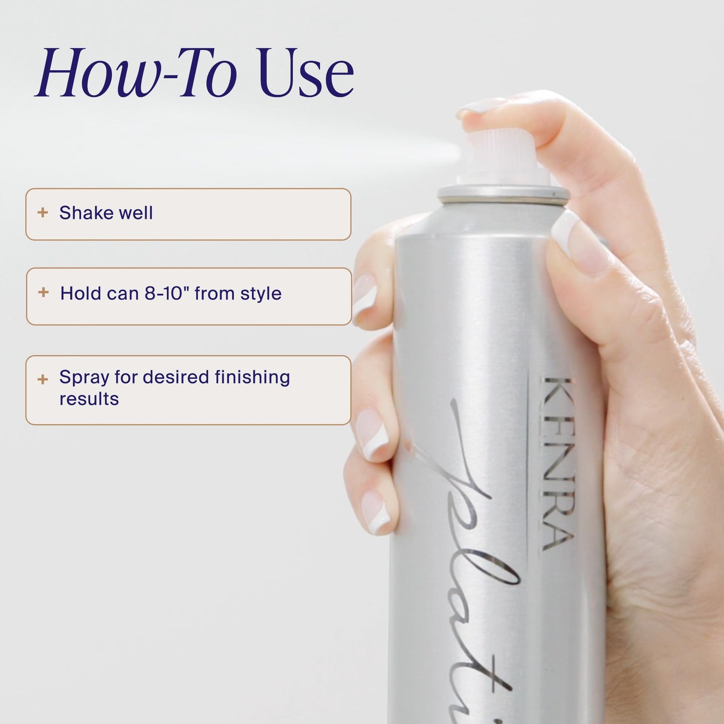 Kenra Professional Platinum Working Spray 14 | Flexible Hold Hairspray | Fast-Drying, Non-Sticky | Creates Volume & Texture | Leaves Hair With Frizz-Free Shine | All Hair Types