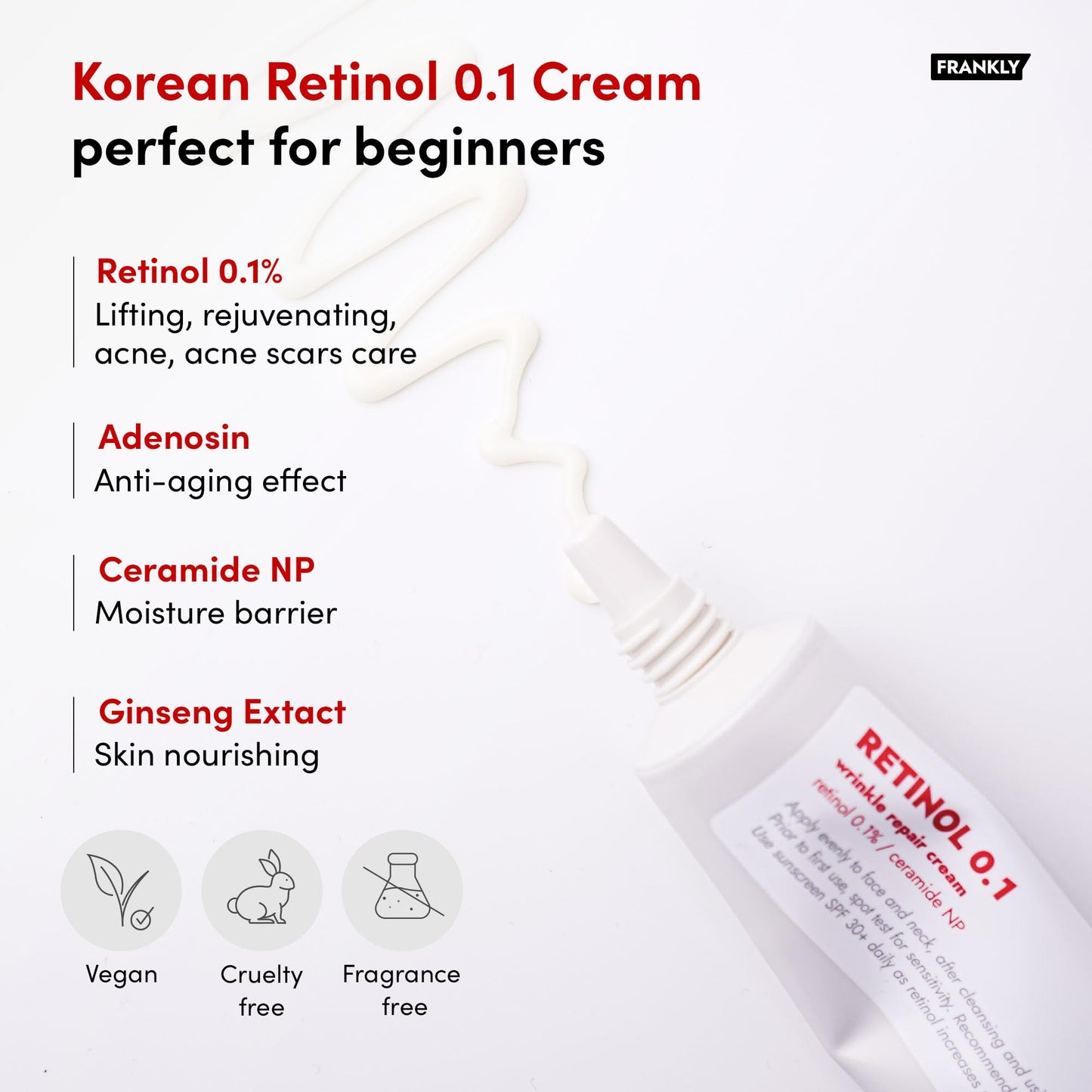FRANKLY Skin Repair Duo: Retinol 0.1% Cream & Butter So Much Cream | Gifts for Women | Anti-Aging & Skin Turnover | Deep Moisturization | Vegan Butter & Jojoba Oil | Korean Skincare Set | Cruelty-Free