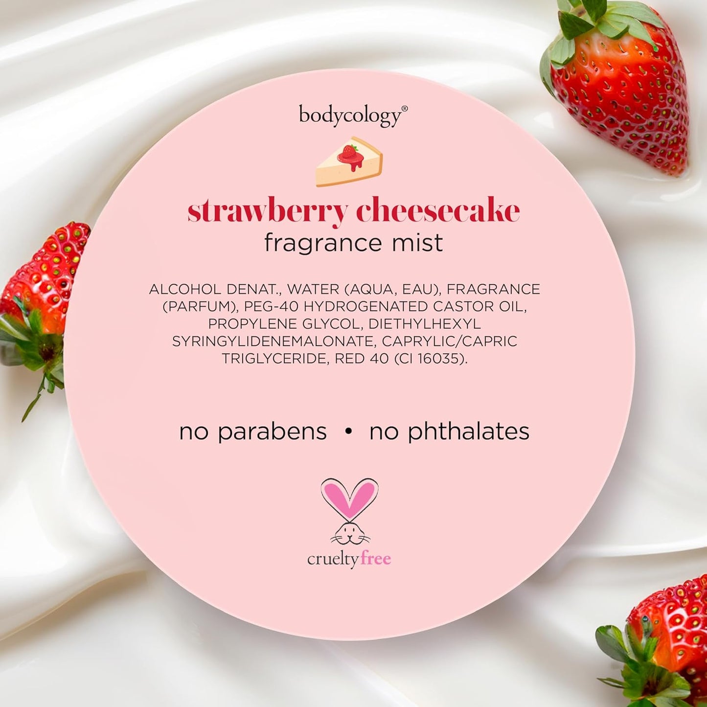 Long-Lasting Strawberry Cheesecake Body Mist - 8 Fl Oz | Bodycology