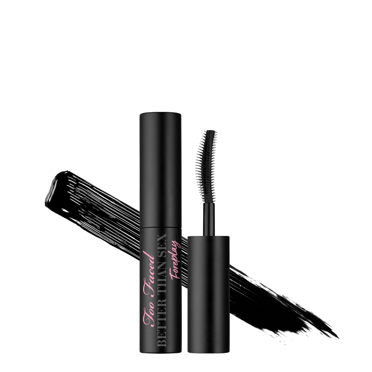 Too Faced Better Than Sex Foreplay Mascara Primer | Mascara Primer Prep, Waterproof, Long Lasting + Volumizing, Travel Size, 0.13 Fl Oz, Black