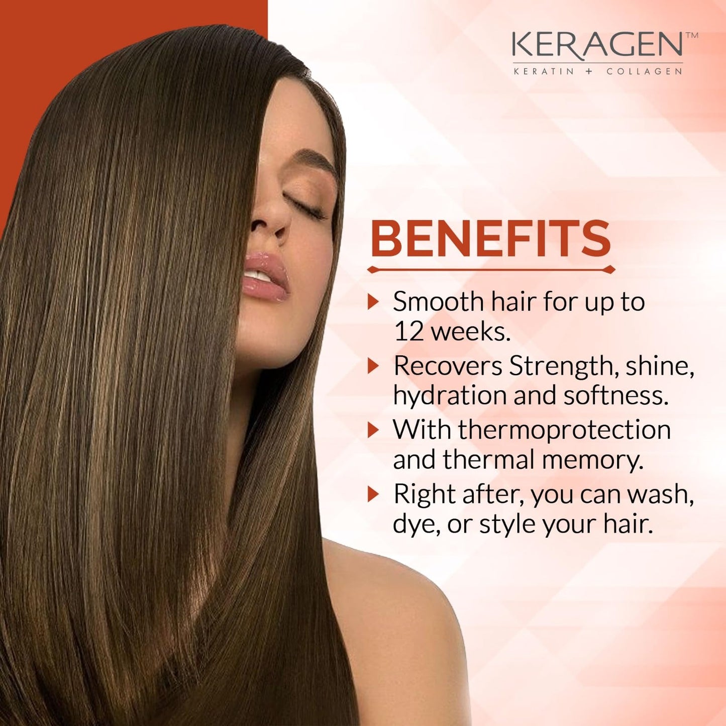 KERAGEN FORTE Professional Smoothing & Repair Treatment | Salon-Grade Transformation System | Conquers Resistant Hair for Unparalleled Frizz Elimination & Lasting Hair Transformation 32 Oz