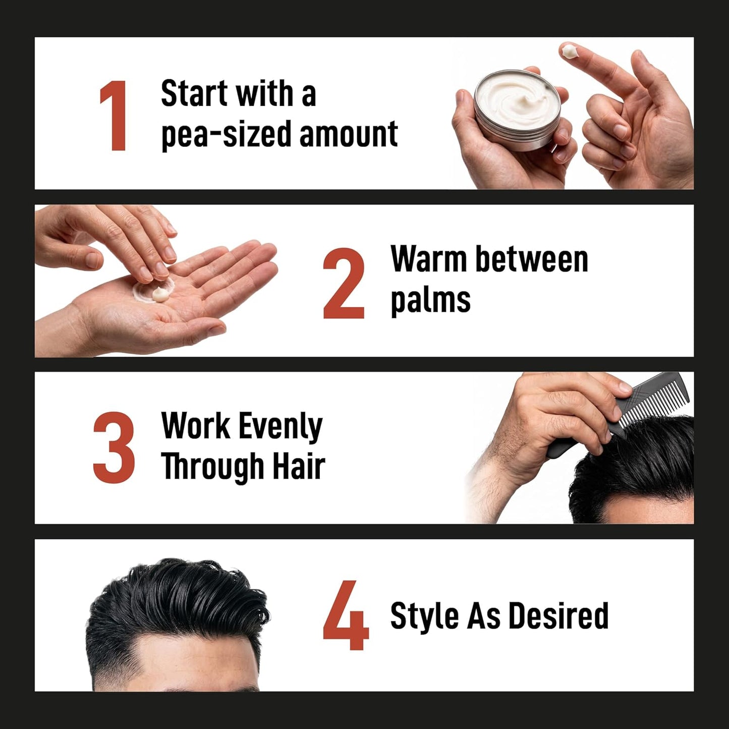 Rascal Deluxe Pomade for Men - Matte Hair Paste with Strong Hold | Natural Beeswax & Lanolin Wax