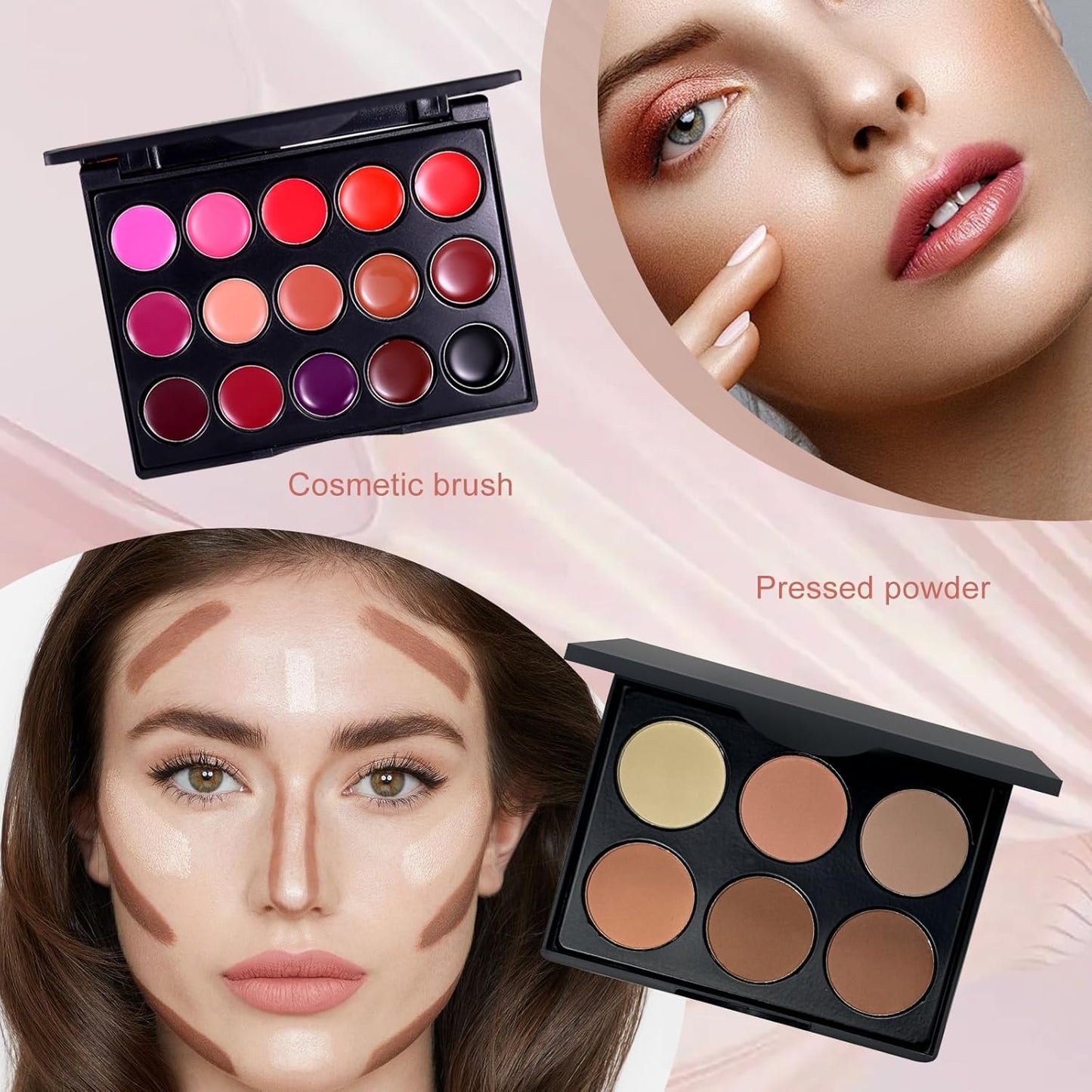 Travel Makeup Kit for Women | Complete Makeup Set for Girls Aged 5-12 | Perfect Gift for Beginners and Teens