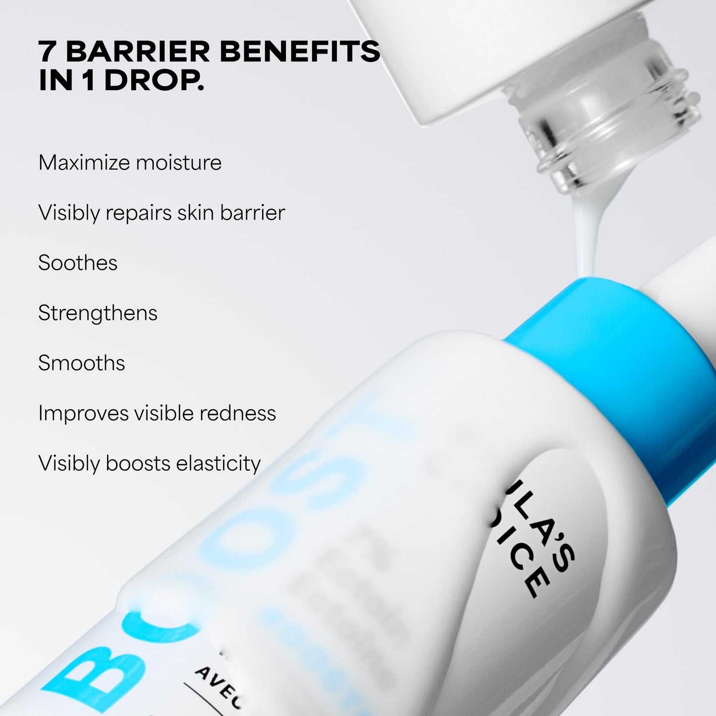 Paula's Choice 7% Ectoin + Hyaluronic Acid Milky Hydrating Face Serum, 7-in-1 Barrier Repair, Deep Hydration, Dewy Finish, Dermatologist-Tested for Sensitive Skin, 0.67 Fl Oz