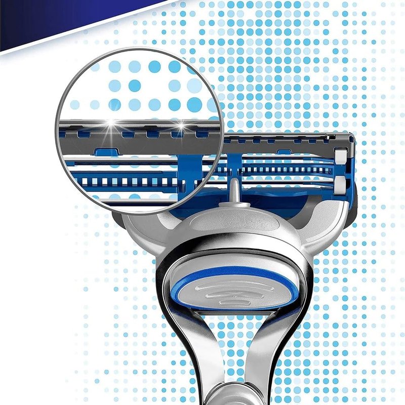 Gillette Skinguard Razor Blades for Men - Sensitive Refills with Precision Trimmer | 8 Count Pack