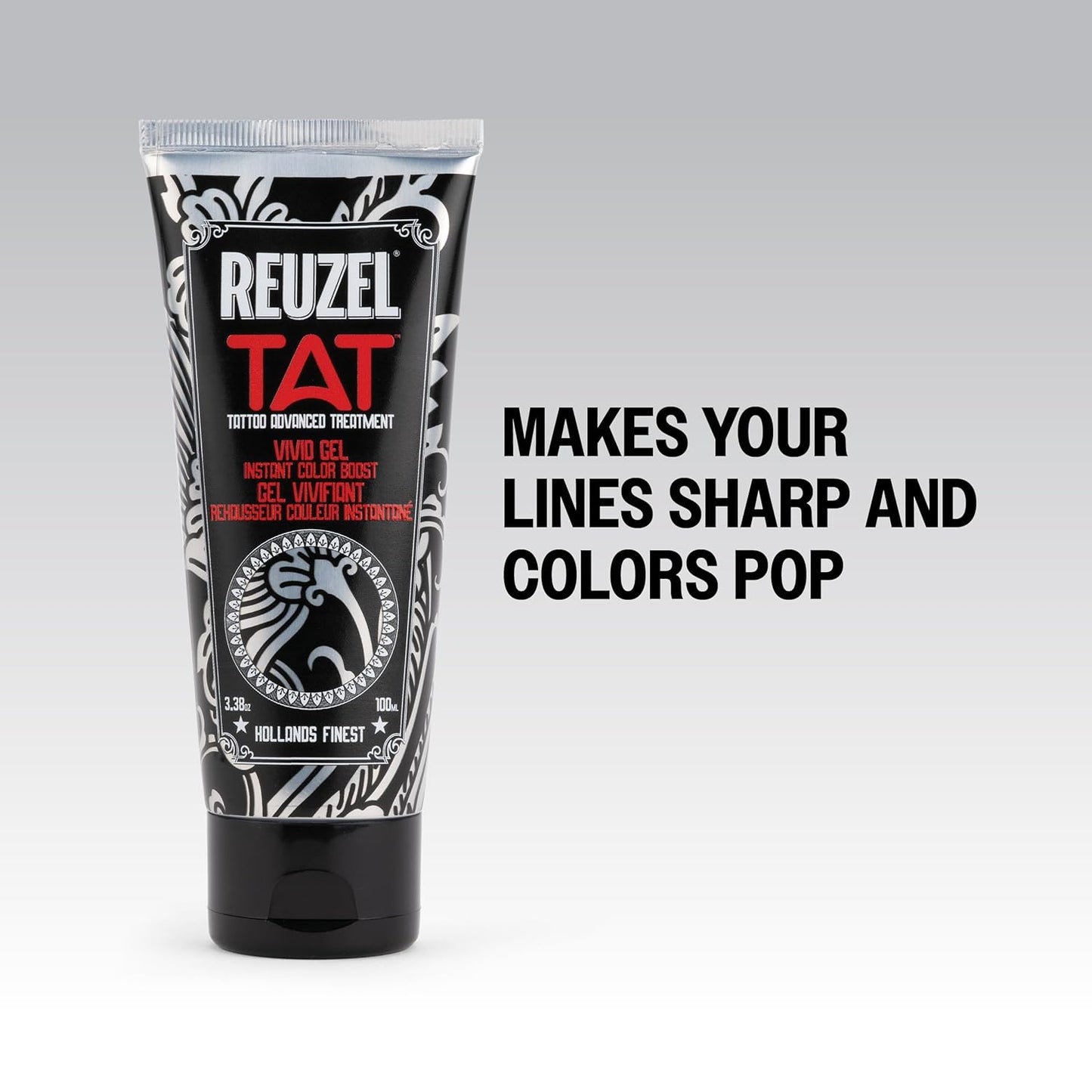 Reuzel Vivid Gel - Color Enhancement for Tattoos, Moisturizing & Soothing Vegan Formula | 3.38 oz
