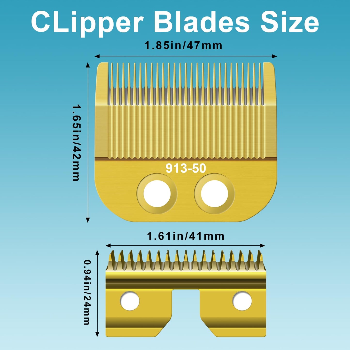 Medium Blade Replacement Compatible with oster Finisher Trimmer Model 59