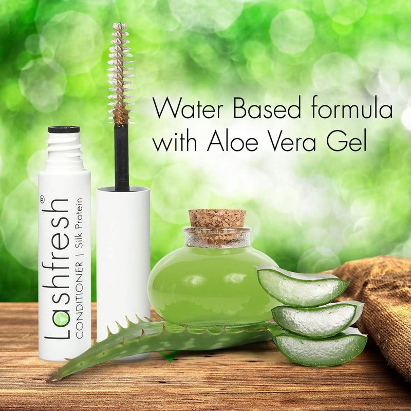 Lashfresh Eyelash Extension Conditioner with Silk Protein, 3ml. Keep natural lashes healthy and strong, soft and silky lash extensions.