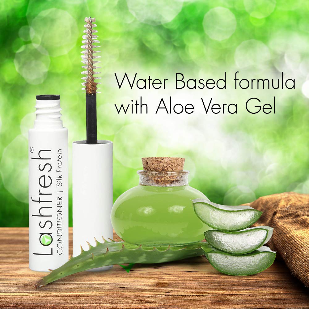 Lashfresh Eyelash Extension Conditioner with Silk Protein, 3ml. Keep natural lashes healthy and strong, soft and silky lash extensions.