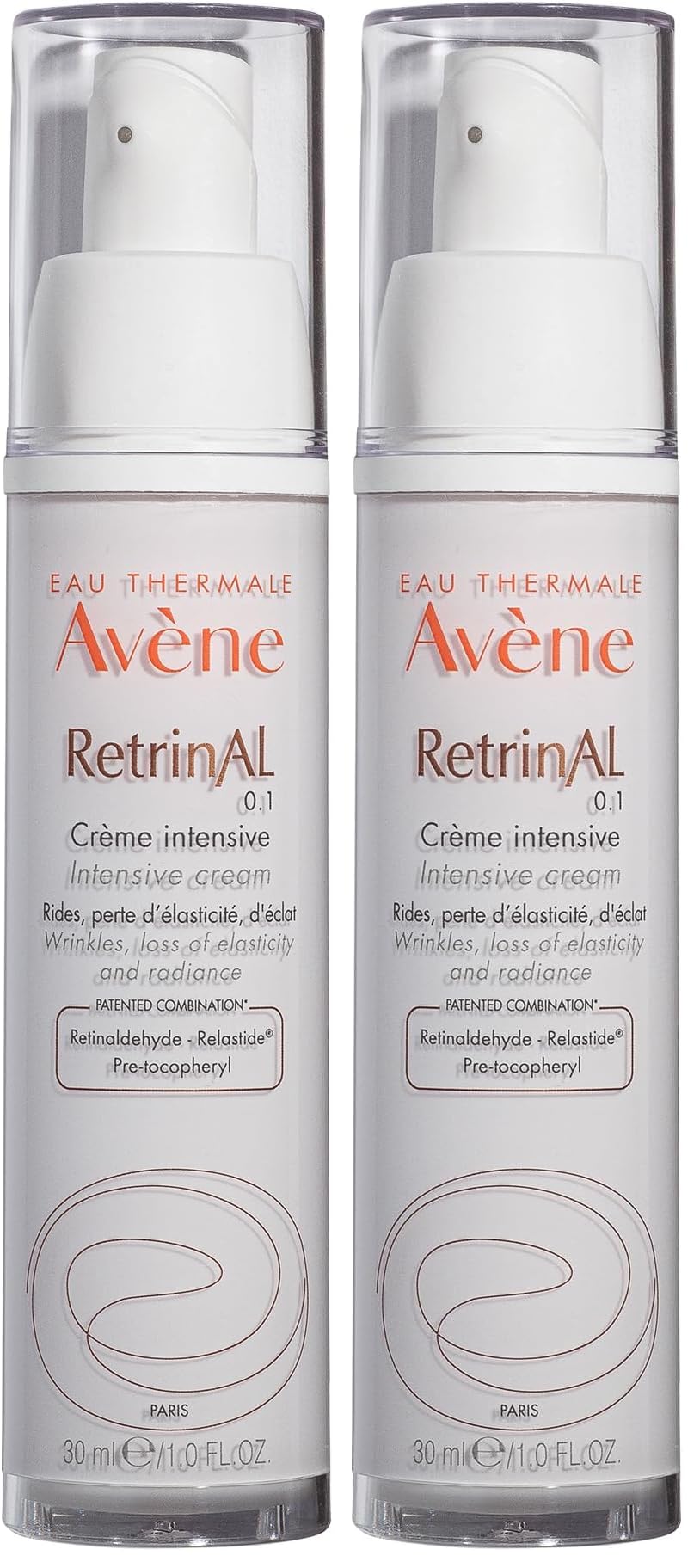 Avène Retrinal 0.1% Intensive Multi-Corrective Cream, Retinal Face Cream Formulated with Retinaldehyde, Niacinamide & Hyaluronic Acid, Anti-aging Cream Visibly Reduces Wrinkles & Fine Lines, 1 Fl Oz