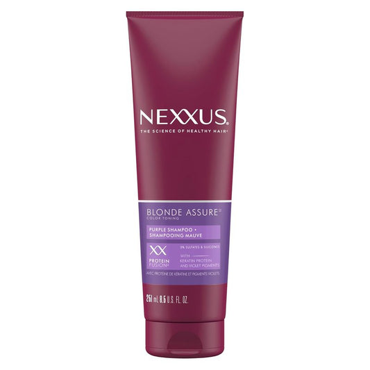 Nexxus Blonde Assure Purple Shampoo - Color Care for Blonde Hair | Keratin Infused, 8.5 oz