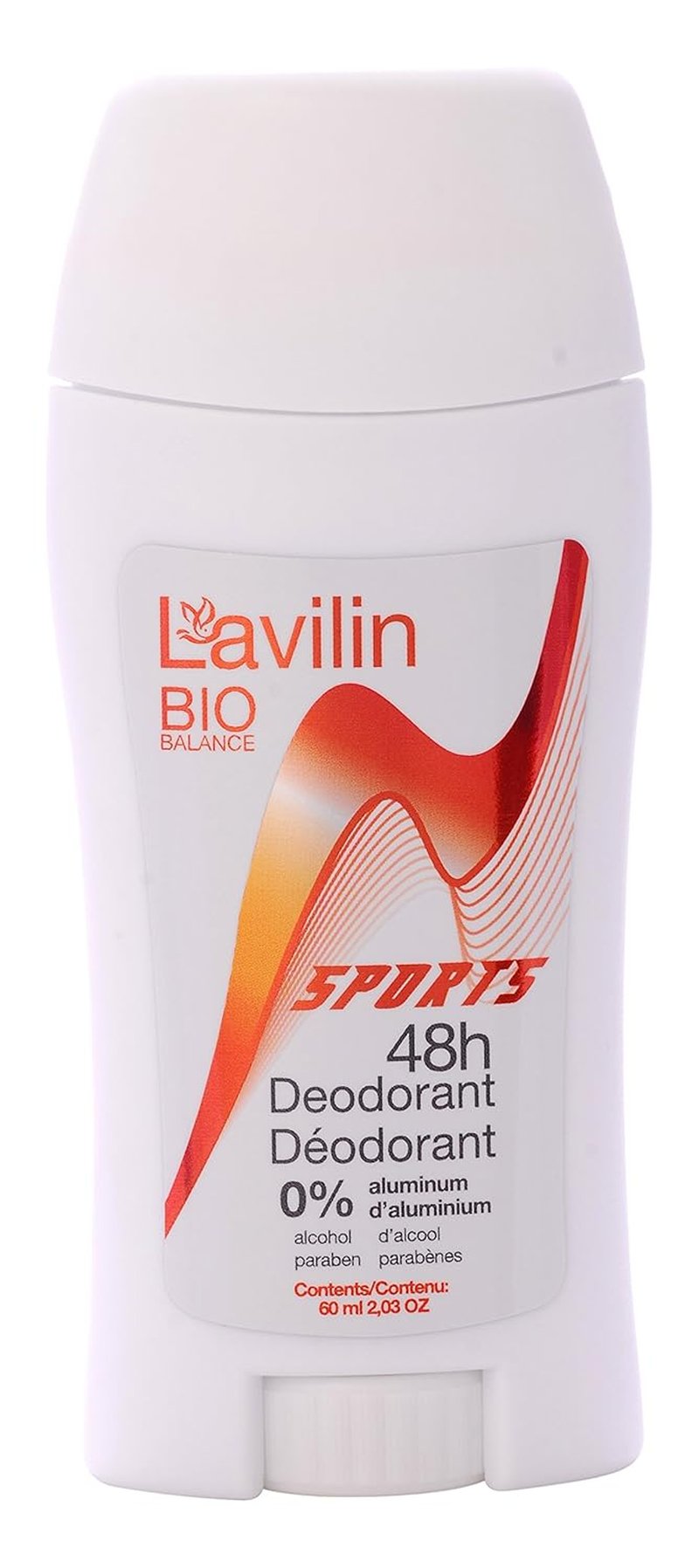 Lavilin 48H Sport Stick Deodorant - Long-Lasting Protection, 60 ML