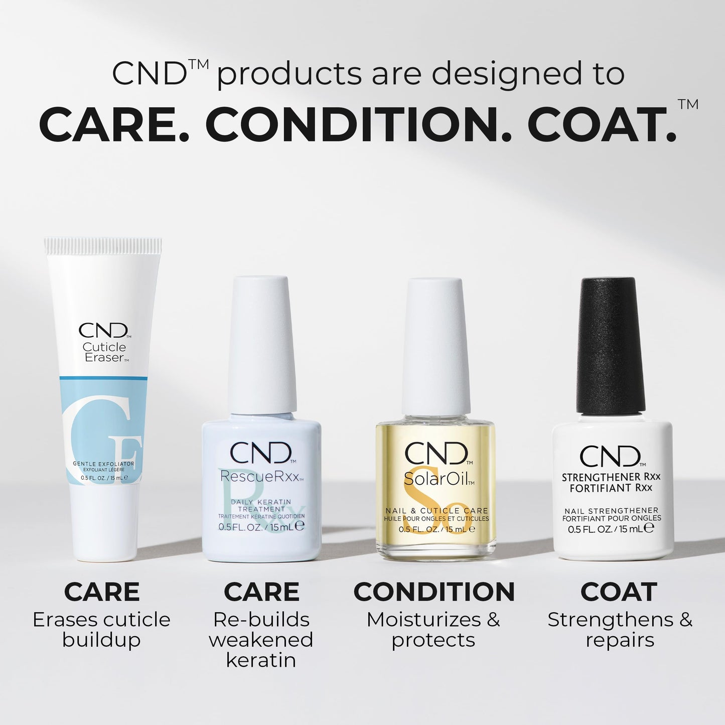 CND SolarOil & RescueRXx, Cuticle Oil Pen, Keratin Nail Treatment Pen, On-the-Go, Travel-Sized