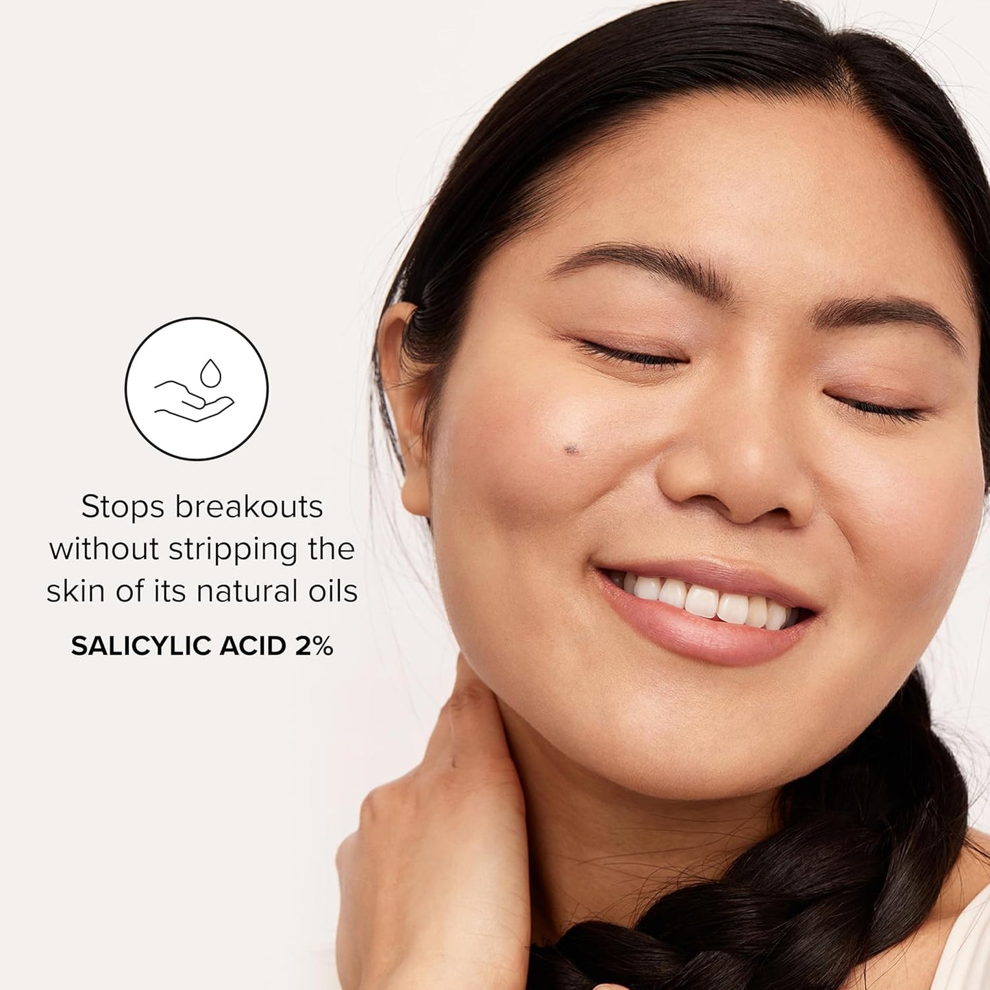 Acne Cleanser - Oil-Free Salicylic Acid Face Wash for Clear Skin | 6 oz