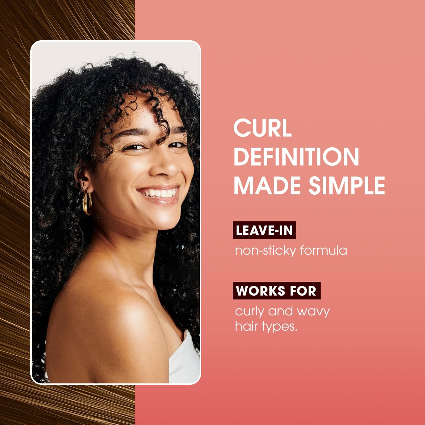 One 'N Only Defining Curl Cream with Argan Oil, Leave-in Conditioning Cream, Defines and Leaves Strong Curly Hair, Enhances Shine and Hydrates Without Sticky Residue, 9.8 Ounces (2 Pack)