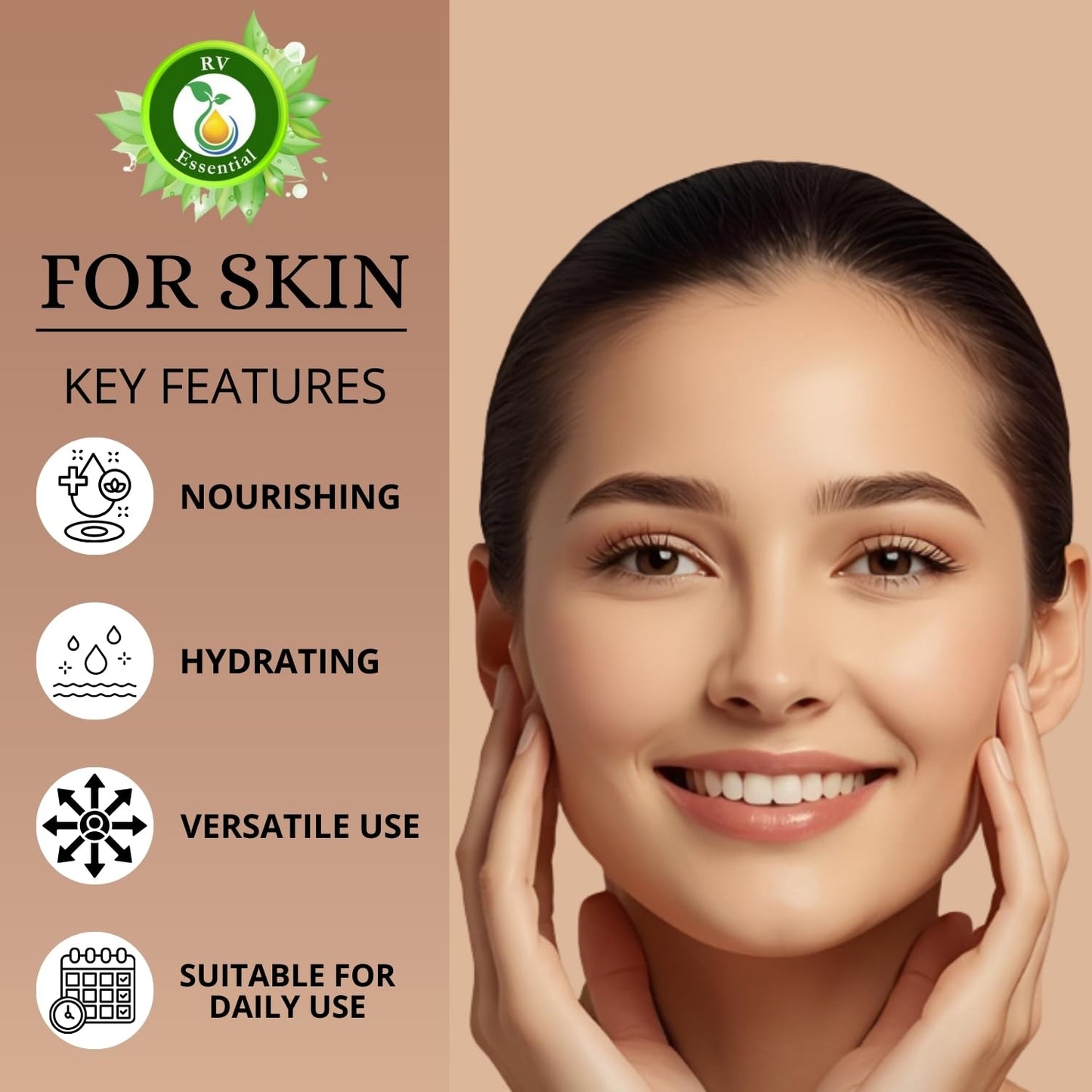 R V Essential Amla Oil | Emblica Officinalis | 100% Pure Natural | Cold Pressed | Amla Hair Oil | for Hair, Scalp, Strengthens Repairs Damaged Hair, Skin Care | Rare Herb Series | 100ml | 3.38oz
