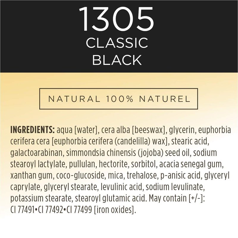 Mascara, Burt's Bees Lengthens Lashes, 100% Natural Makeup, Classic Black