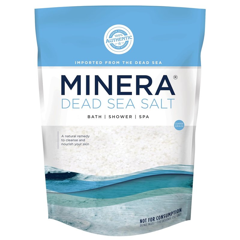 Dead Sea Salt for Bath & Soaking - 100% Pure Natural Coarse Grain | 5 lbs, Fast-Dissolving, Skin-Nourishing
