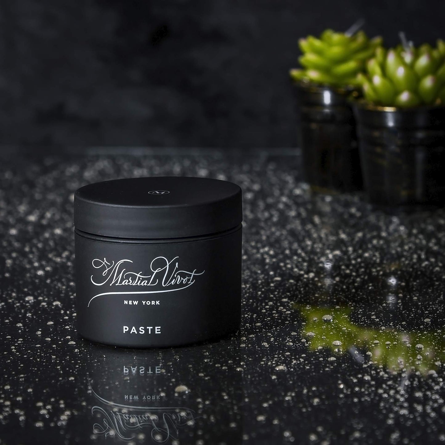 Martial Vivot Men's Certified Organic Styling Hair Paste for Strong Hold Styling Paste and All Natural Men's Styling Product Sulfate Alcohol Free Aloe Vera Base