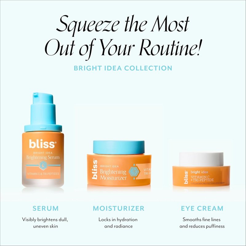 Brighten & Glow Duo - Vitamin C & Tri-Peptide Brightening Serum + Moisturizer Set | Skincare Essentials