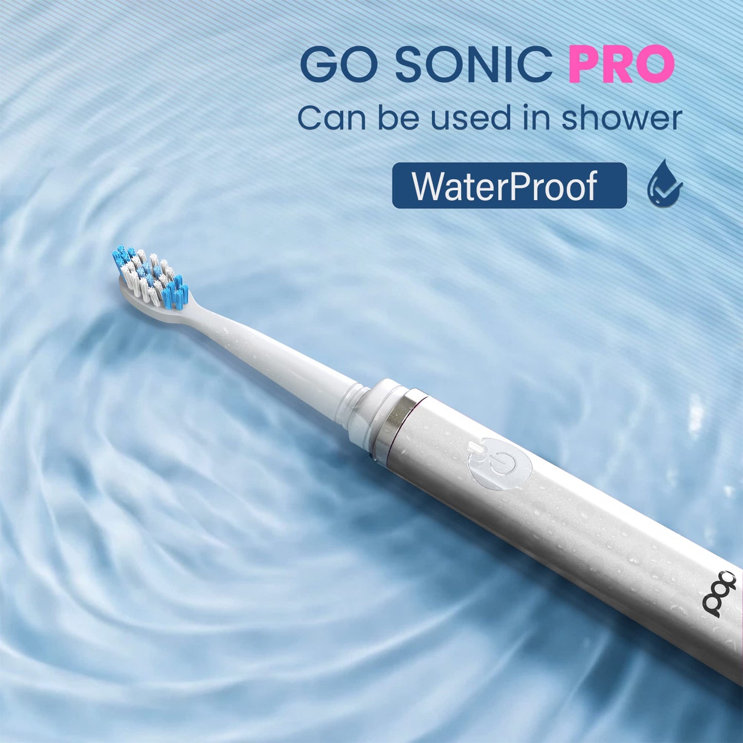 Pop Sonic The Ultimate Pro Toothbrush (Silver) | Rechargeable Tooth Brush w/Up to 40,000 Brush Strokes/Minute - Long-Lasting Dupont Nylon Bristles - for Teens & Adults w/Quadrant Pacer & Timer