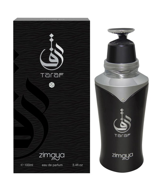 zimaya Taraf Black for Men Eau De Parfum, 100ml(3.4 oz)