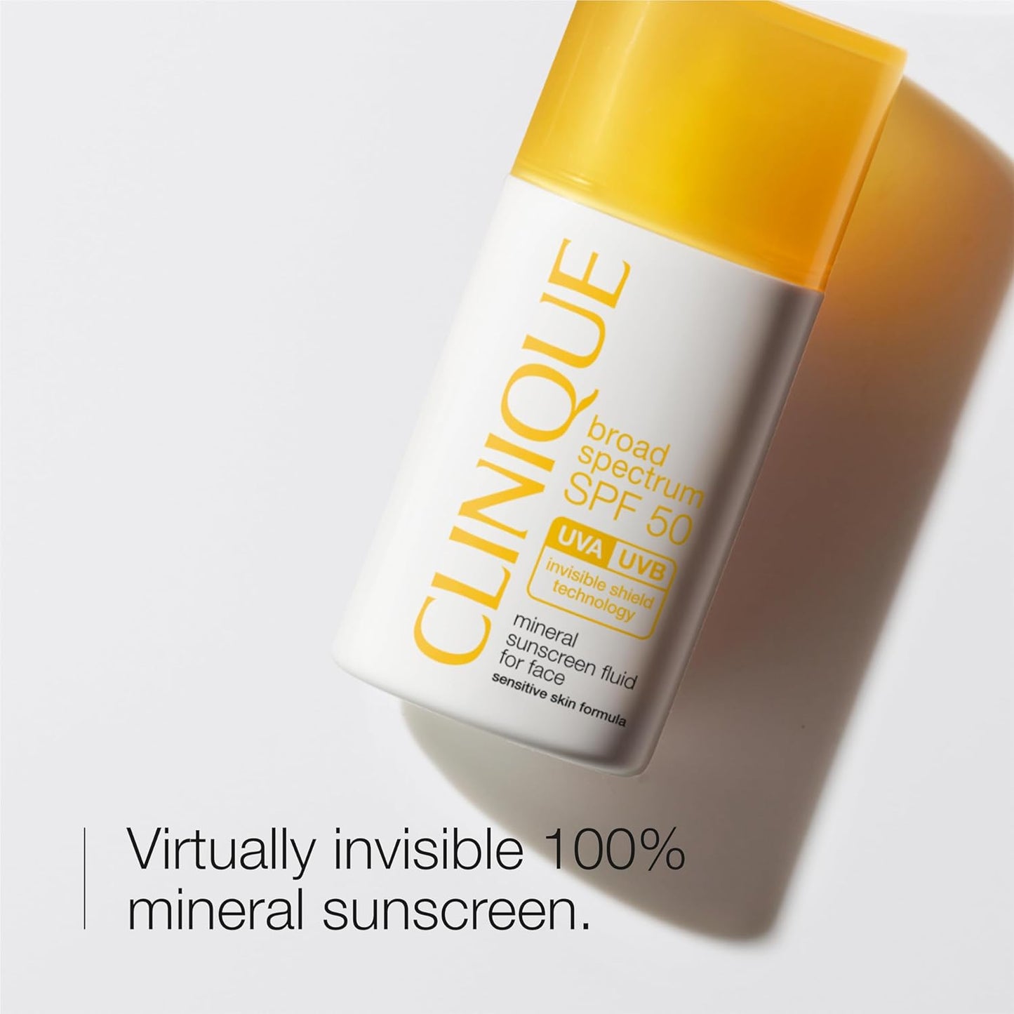 Clinique Mineral Sunscreen Fluid SPF 50 for Face - Zinc Oxide, Sensitive Skin, 1 Fl Oz