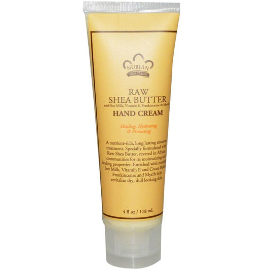 Nubian Heritage: Raw Shea Butter Hand Cream, 4 Oz (3 Pack)