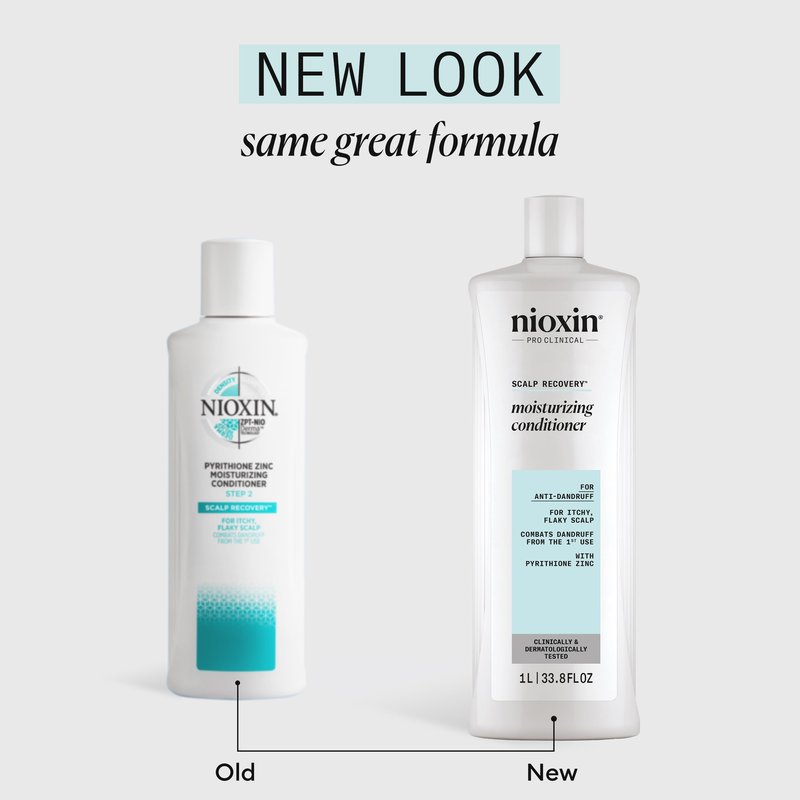 Nioxin Scalp Recovery Moisturizing Conditioner for Dry Scalp | With Pyrithione Zinc and Green Tea Extracts | 33.8 Fl oz.
