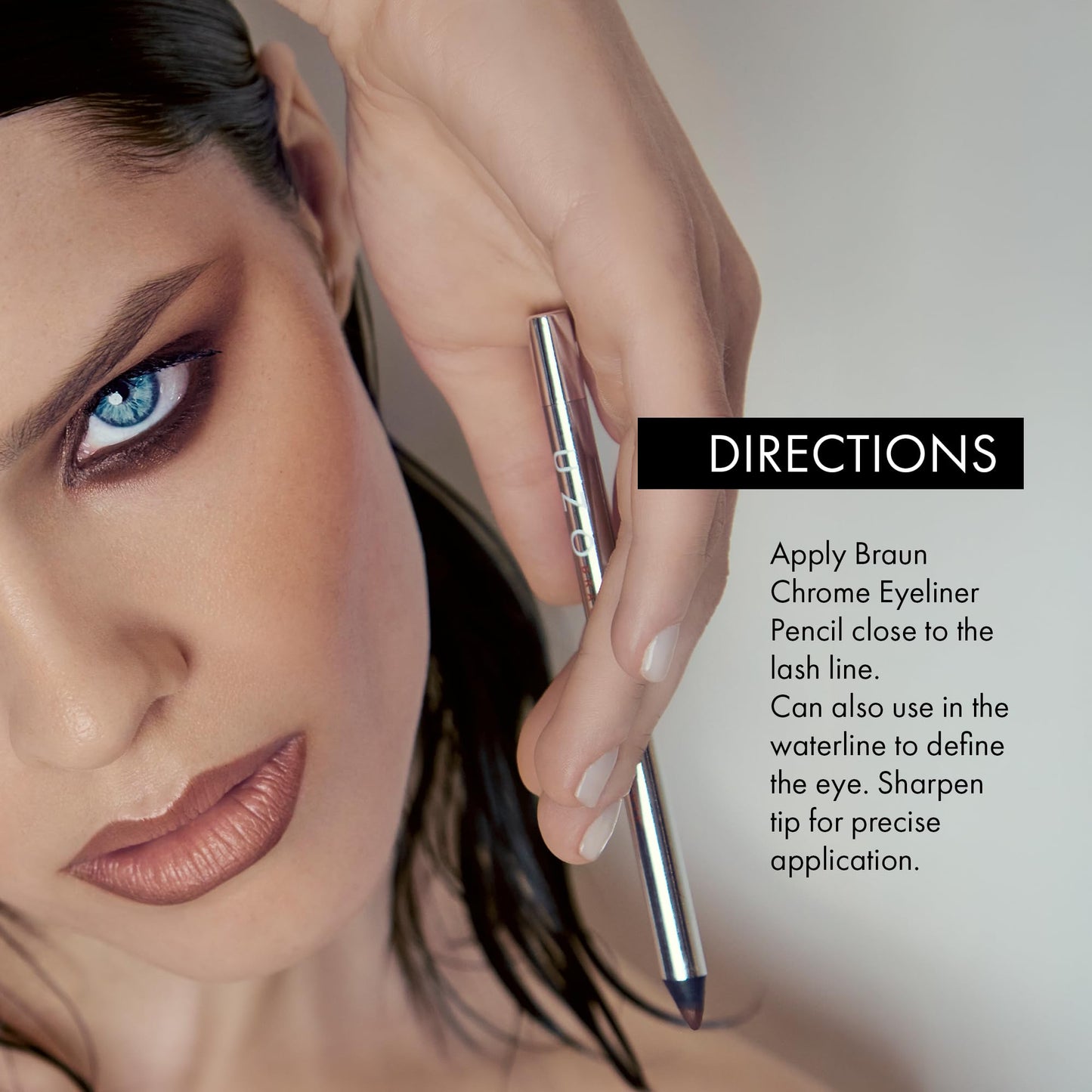 UZO Waterproof Black Eyeliner Pencil – Smudge-Proof, Long-Lasting Matte Pencil for Smooth, Precise Lines, High-Pigment, Creamy Formula, Vegan & Cruelty-Free