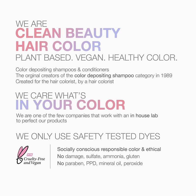 Color Depositing Shampoo - Vegan Hair Dye for Color Refreshing & Bond Rebuilding | Celeb Luxury