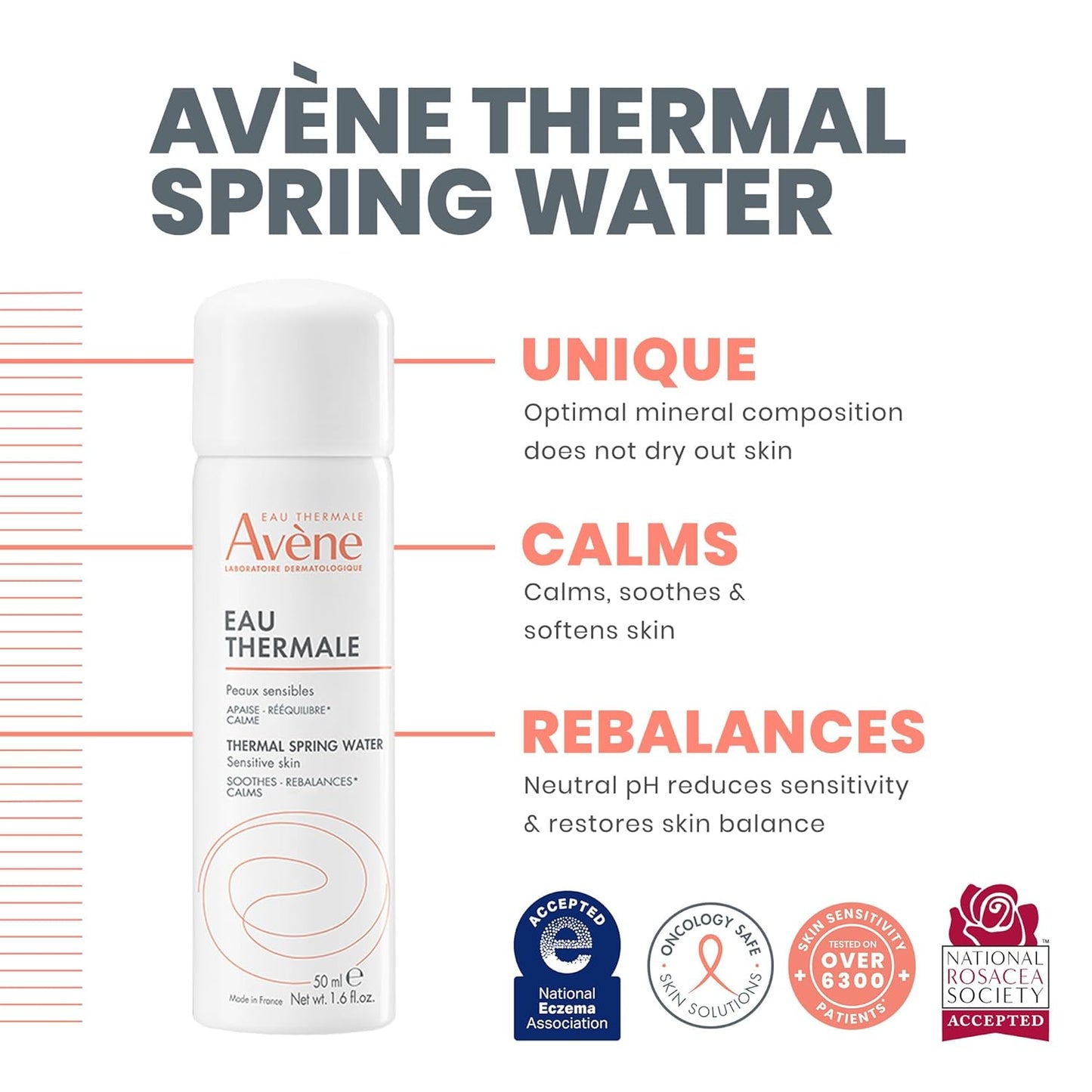 Avène Hypersensitive Skin Starter Kit - Complete Care Routine with Cream, Cleanser & Spray