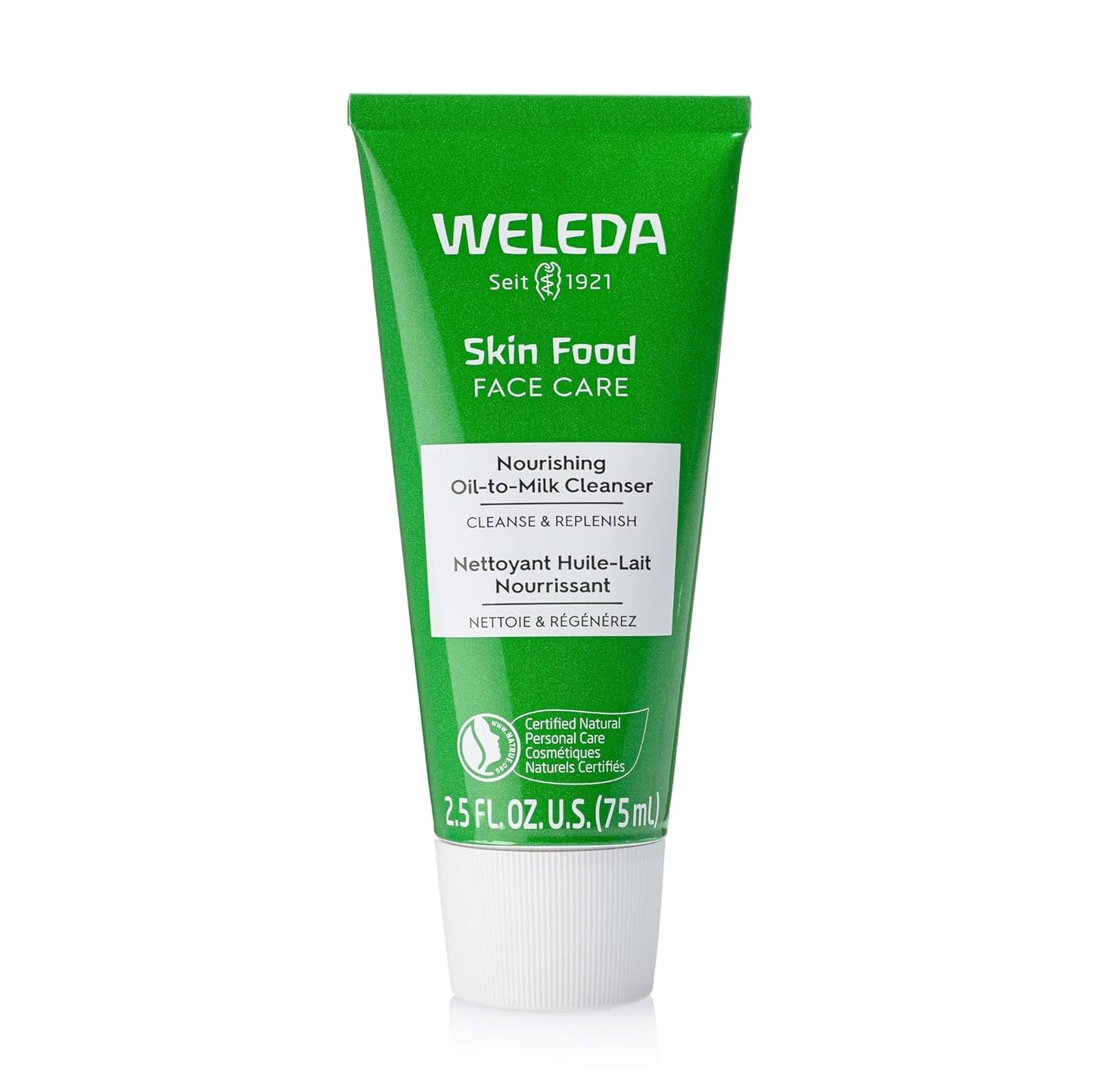 Weleda Skin Food Nourishing Oil-to-Milk Cleanser - 2.5 oz | Plant-Based with Sunflower Oil & Chamomile Extract