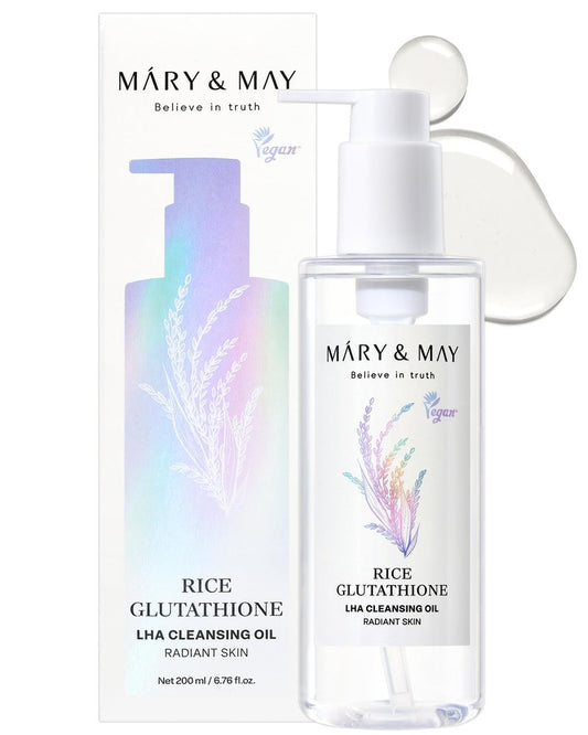 Mary&May Rice Glutathione LHA Cleansing Oil, 6.76 fl.oz