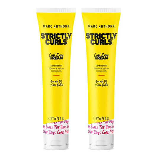 Marc Anthony Curl Cream with Shea Butter & Oils Defines & Softens Curly & Wavy Hair, Set of 2