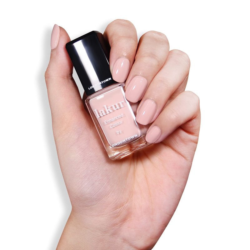 LONDONTOWN Lakur Nail Polish – Nude & Brown Shades, Uncovered, 0.4 Fl Oz, Long-Lasting, Streak-Free, Chip-Resistant | 21+ Free Non-Toxic Vegan Nail Color, Strengthens & Hydrates Nails
